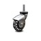 Service Caster 3 Inch Bright Chrome Hooded Polyurethane 3/8 Inch Grip Ring Stem Caster SCC SCC-GR03S310-PPUBD-BC-716138 - alternate 1